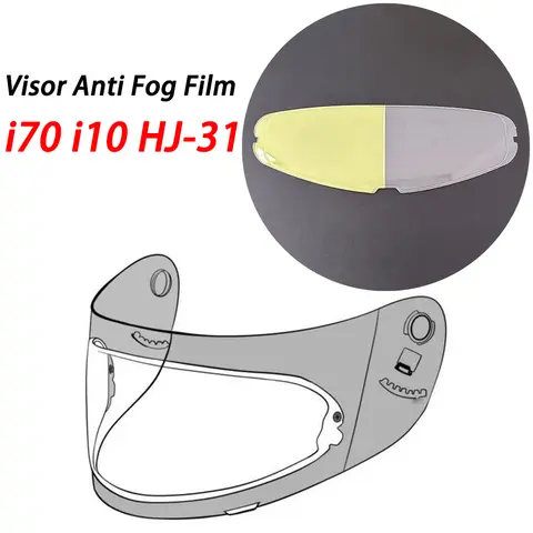 Motorcycle Helmets Accessories Helmet Anti Fog Film For HJC i70 i10 HJ-31 Visor Anti Fog Film