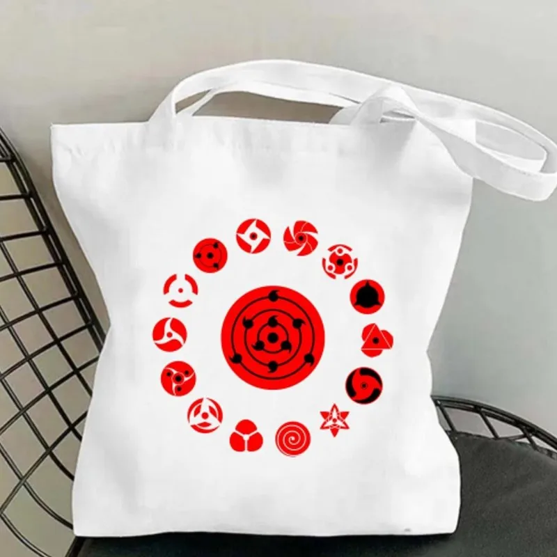 Bilili N-Narutos Anime borse a tracolla da donna borsa Casual Tote Bag borsa per la spesa in cotone di grande capacità