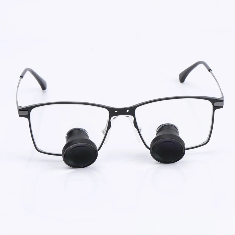 2.5X 3.0X 3.5X TTL Loupes Binoculars Dental Magnifying Glasses Embedded Loupe Dental Loupes Titanium Alloy Frame