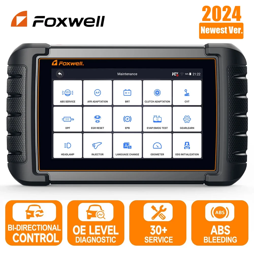 

FOXWELL NT809 OBD2 Scanner Automotive Scanner Bidirectional Active Test 30 Reset OBD2 Code Reader Professional Diagnostic Tools