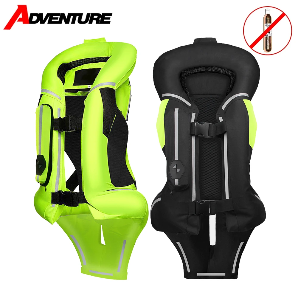 Kamizelka motocyklowa z poduszką powietrzną, kamizelka odblaskowa do motocykli terenowych, nadmuchiwana kamizelka ochronna, kamizelka bezpieczeństwa, kamizelka ochronna, kurtka motocyklowa chroniąca przed upadkiem.