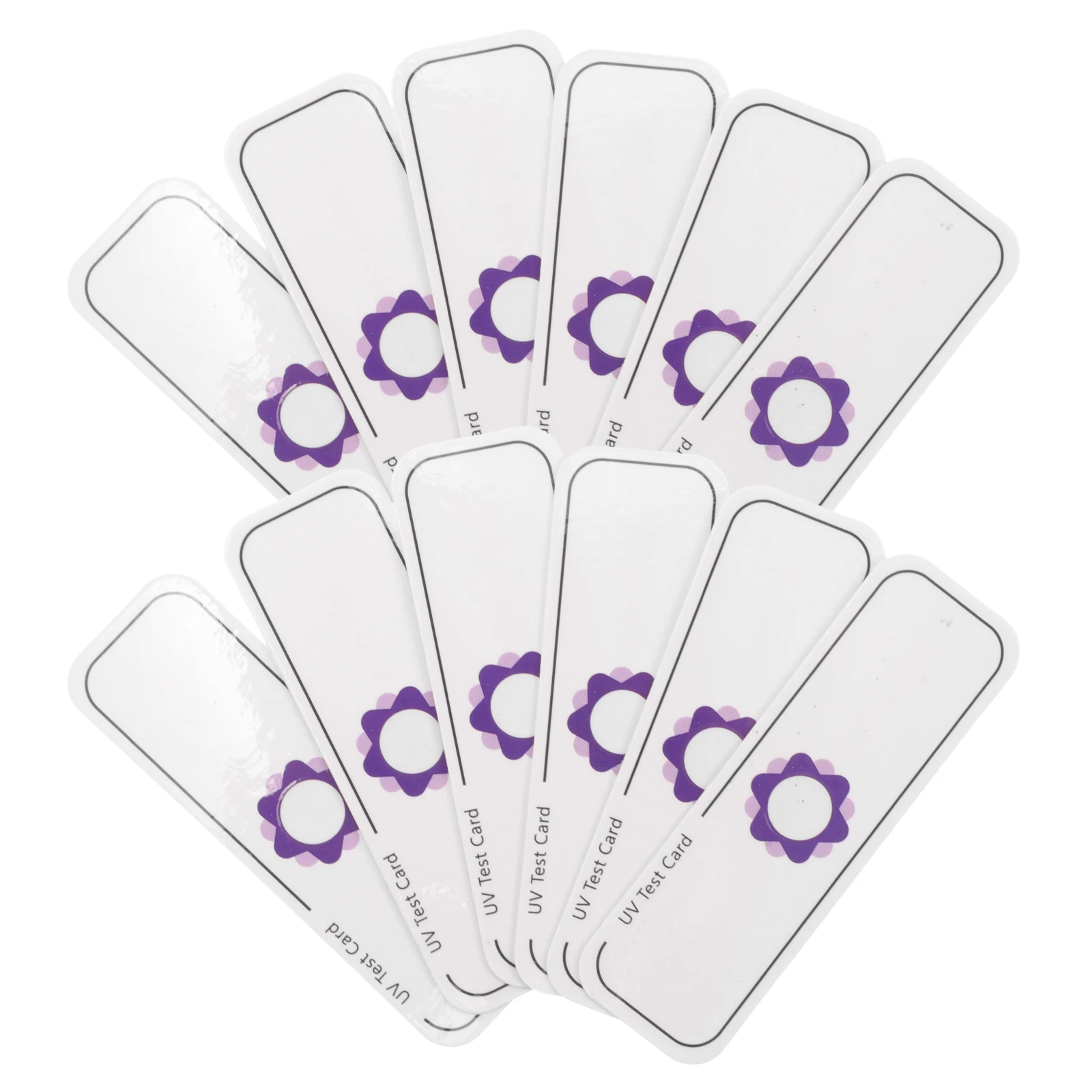 

20 Pcs UV Detection Cards UVA Testing Sheets Lightweight Portable Daily Use Outdoor Identifying Paper Welding Accessories