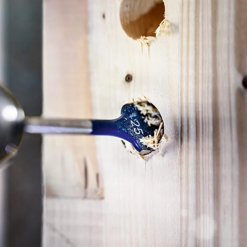 BOSCH 2608902111 Expert SelfCut Speed Spade Drill Bit Set 12-32mm 8-Piece النجارة الحفر تأثير الحفر ملحق #4