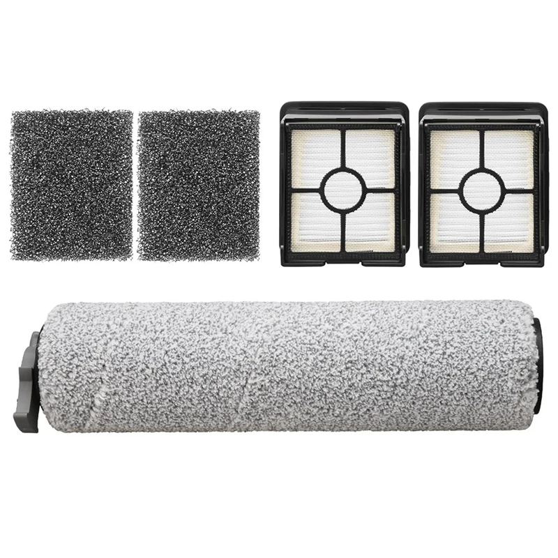 Kit de filtro de rodillo HF3 apto para aspiradora inalámbrica en húmedo/seco Bissell Crosswave HF3 y fregona 3649A, repuesto de aspiradora