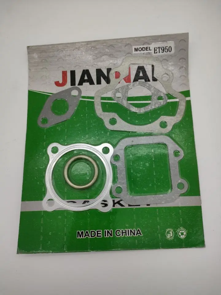 2sets/lot Gasoline generator accessories ET950 ET650 800W full set gasket gaskets cylinder head gasket