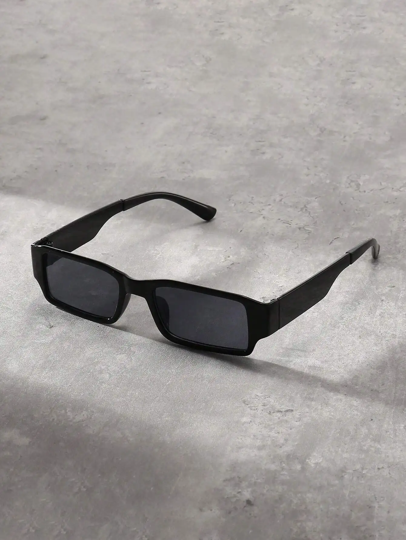 Unisex Black Rectan…