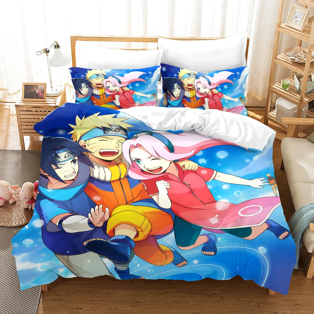 

Anime Bedding 3D Print Duvet Cover with Pillow Cover 2/3pcsBedding Set Single Double Twin Full Queen King Size for Bedroom Decor