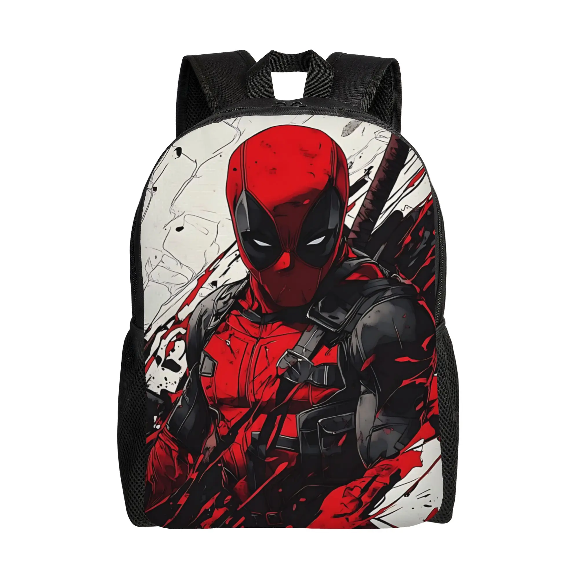 

1PC Backpack Deadpool Fashion Backpacks Daypack Dual-Use School Sturdy Shoulder Rucksack