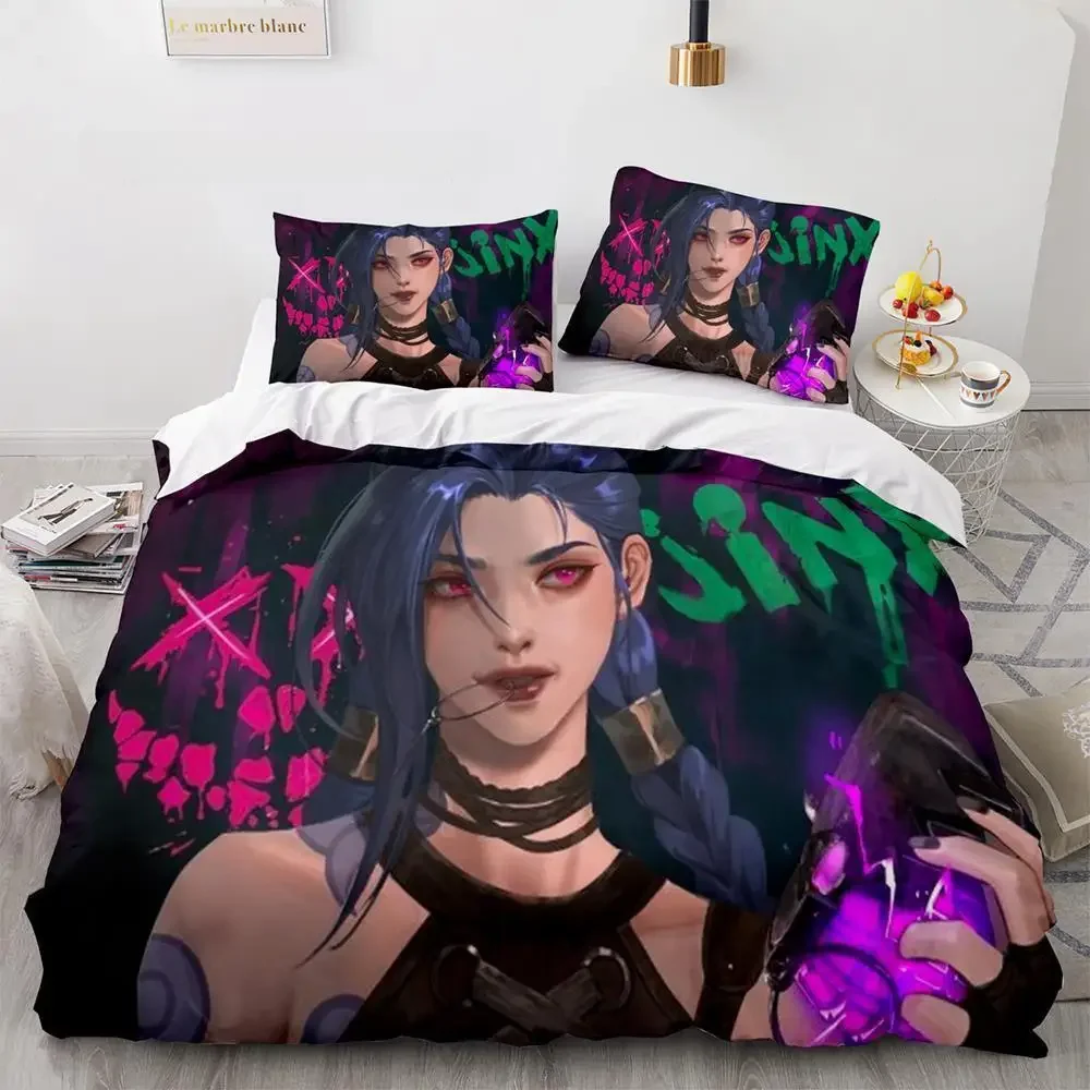 Runaway Lol Jinx Bedding Set Single Twin Full Queen King Size Bed Set Adult Kid Bedroom Duvet cover Set ropa de cama matrimonio