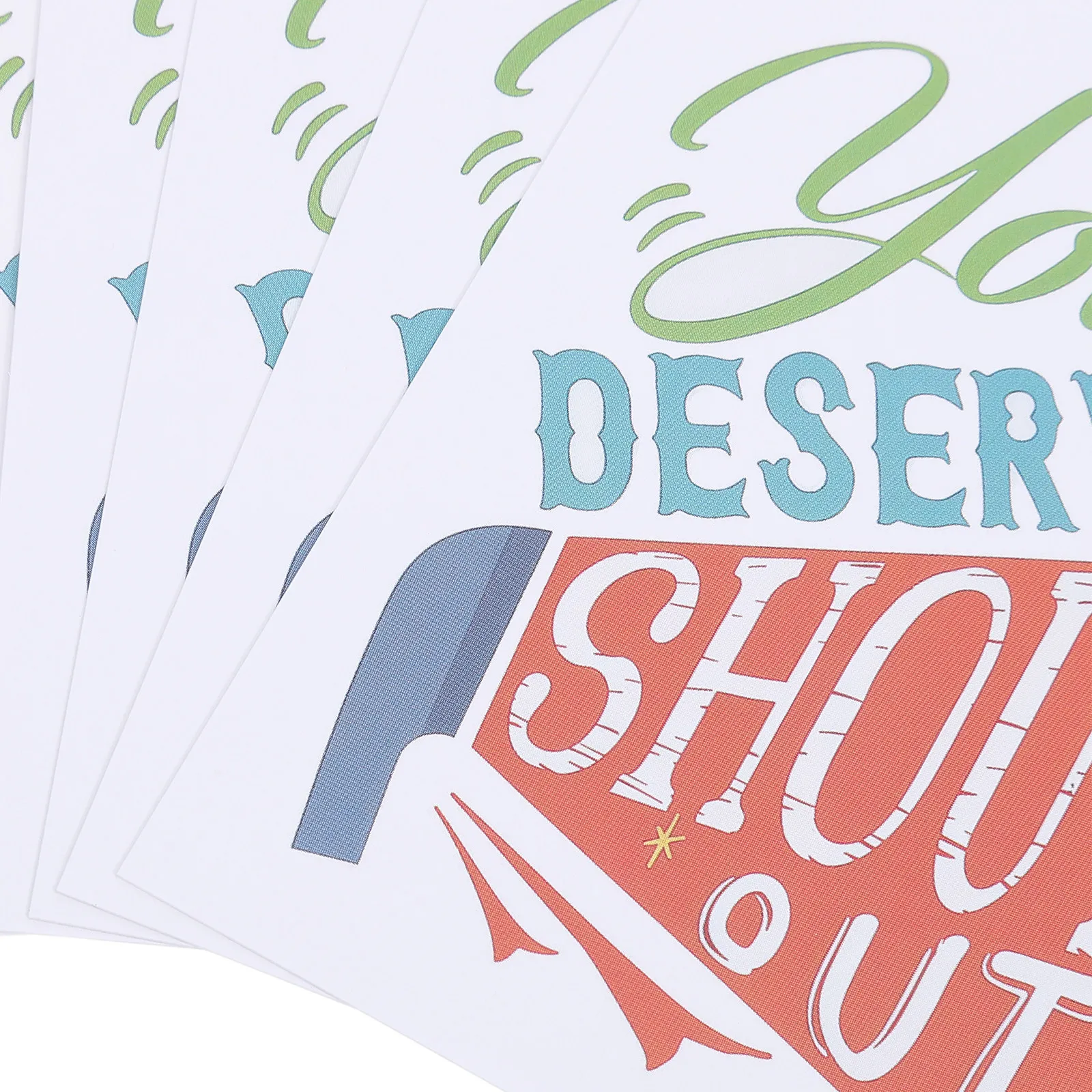 100Pcs Motivational Classroom Cards 6x4 Kraft Paper Shout Out Appreciation Reward Cards Teacher Student Employee Encouragement