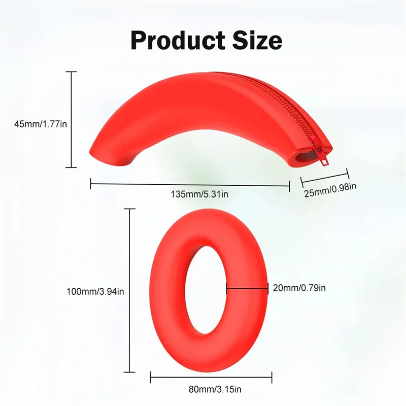 Headphone Cover for Sony WH-1000XM4 WH-1000XM3 Earphone Silicone Protective Case Headset Headbeam Protector Sleeve