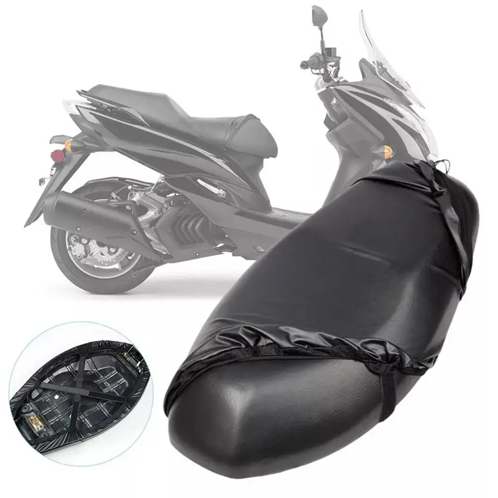 

Motorcycle Cushion Seat Cover Waterproof Dustproof Accessories Scooter Sunscreen Protector Cover Universal Rainproof Motorb C9X7