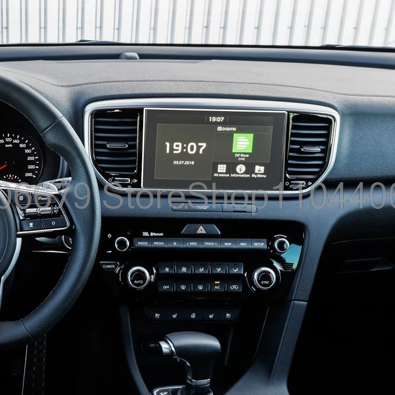 

Для Kia Sportage 4 2016 2017 2018 2019 2020 2021 Автомобильная GPS-навигация с защитой от царапин, закаленное стекло, защитная пленка для экрана