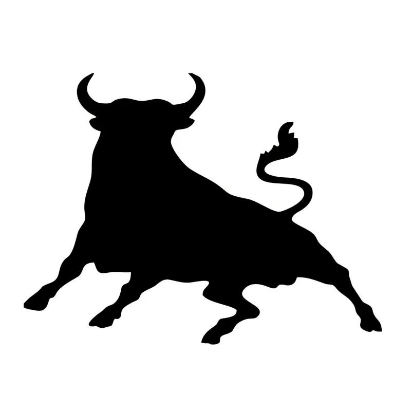 Strong Bull Personality Animal Car Sticker PVC Bumper Windshield Accessories Top Quality Auto Decal Laptop Decoration Waterproof