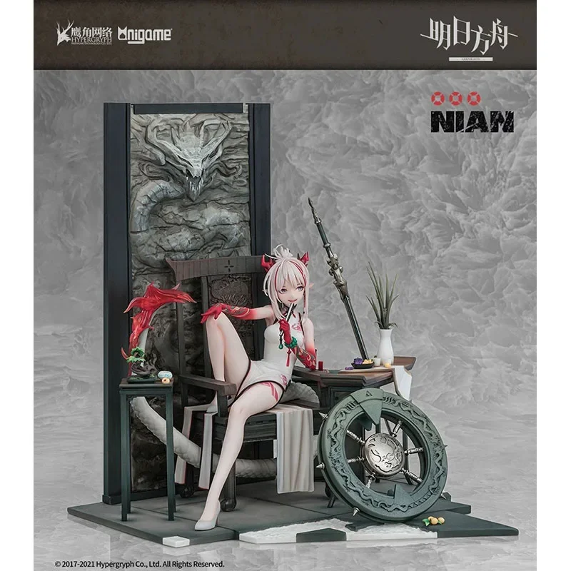 AniGame Arknights Nian 31 ซม.1·1/7 PVC ของแท้สะสมอะนิเมะ Action ของเล่นวันหยุดของขวัญ Original Product