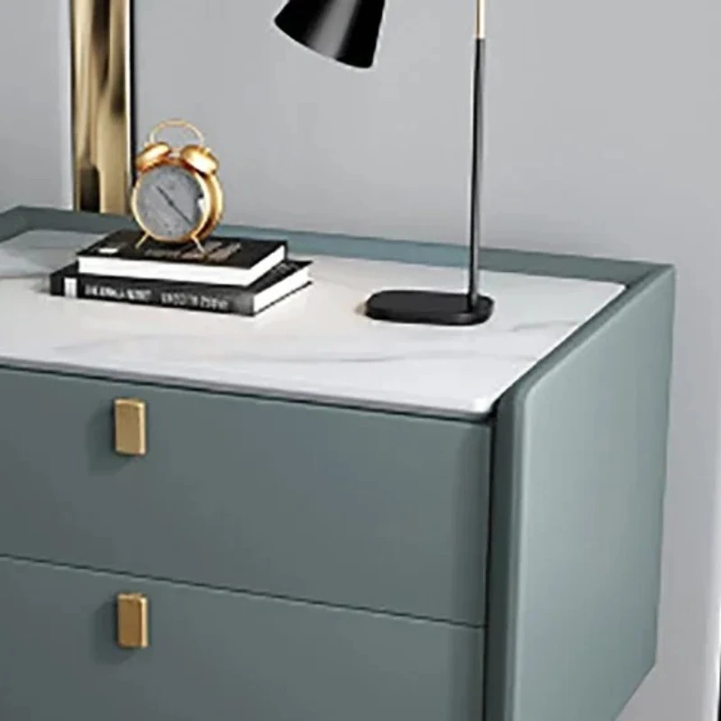 

Elegance Luxury Nightstands Economy Bedside Table Smooth Tables Cabinet Side Bed Bedroom Desk Living Room Nordic Designer White