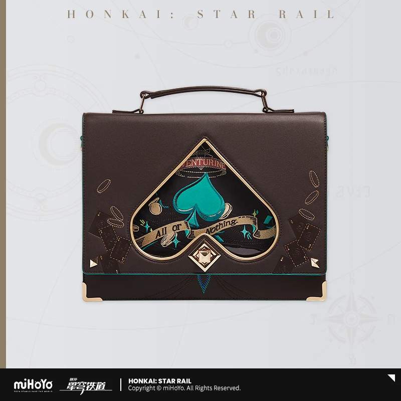 

Anime Game Honkai: Star Rail Aventurine Theme Cosplay Itabag Messenger Handbag Lolita Girl Backpack Fashion Shoulder Bags Gift