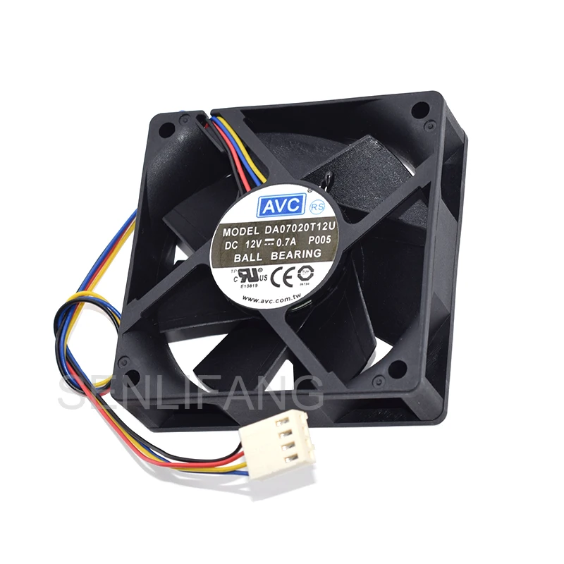 

For AVC 7020 12V 0.7A 7cm 4 Lines Temperature Control Lines Fan DA07020T12U