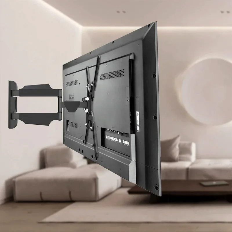 TV Wall Mount for Most 32-55 Inch TVs Wall Mount Bracket with MAX VESA 400x400mm Corner Mount up to 44lbs, Perfect Center Design