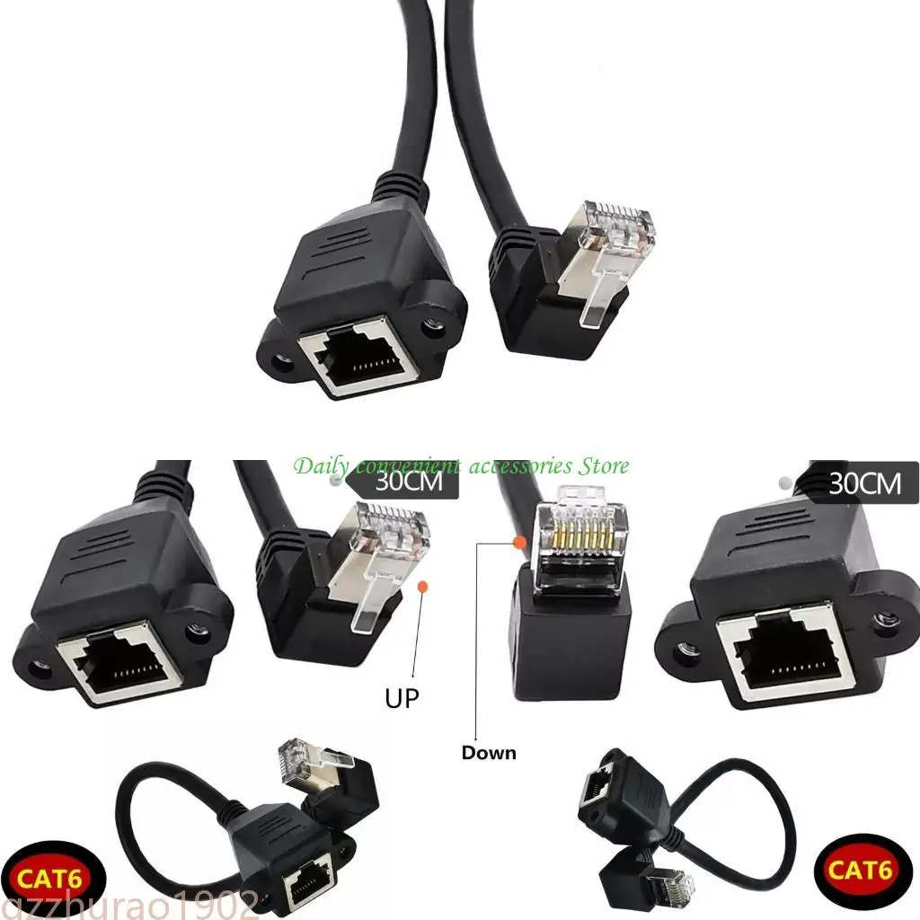 

97QB Cat6 RJ45 Ethernet Extension Cord Networking Extender Cable Fast Speed Transfer