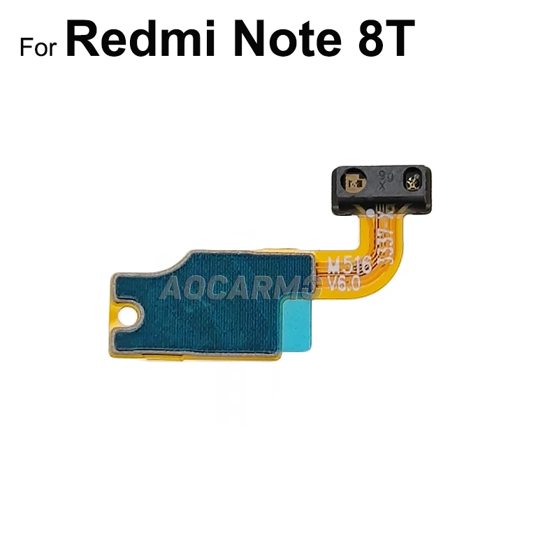 Aocarmo For Redmi Note 8T Induction Sensor Flex Cable Repair Replacement Parts