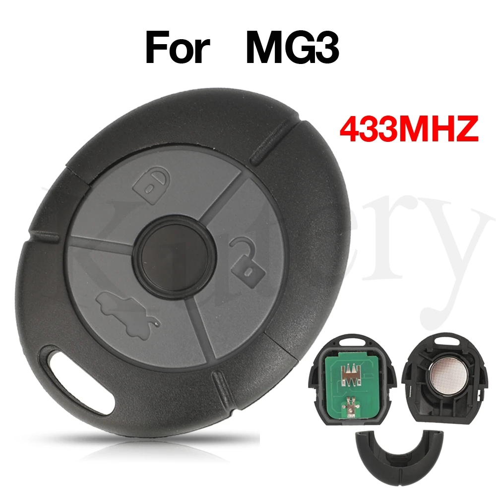 jingyuqin 3 Button 433Mhz Car Smart Remote Key For Rover 25 45 MG 3 TF ZR ZS Lifting 2003+ Auto Keyless Control Fob