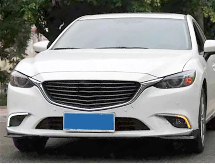 For Mazda 17-19 Atz daytime running lights, daytime running lights, fog lights, flowing turn signals