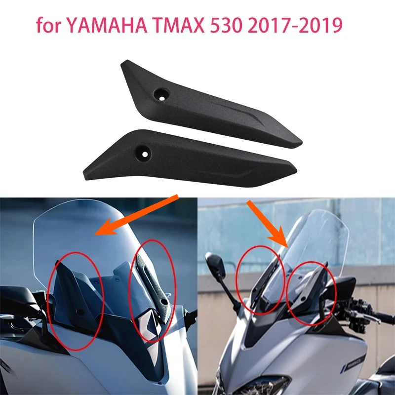 

Motorcycle Accessory for YAMAHA TMAX 530 TMAX530 2017-2019 Front Windshield Fairing Windscreen Bracket Protector Cover