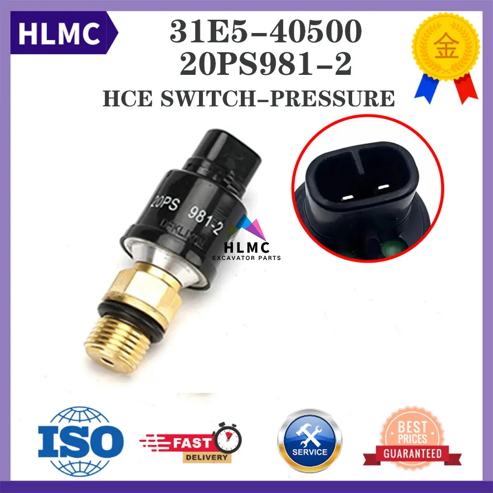 

High Quality R215-7 R225-7 R265-7 Excavator Pressure Sensor Switch 20PS981-2 31E5-40500