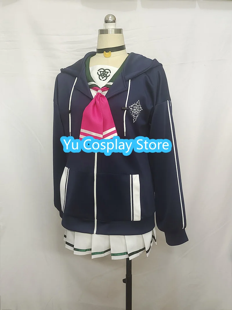 Kazusa Cosplay Costume Game Blue Archive Cosplay Dress JK Suit Hooded Coat Shirt Skirts Halloween Party Uniforms Custom Made