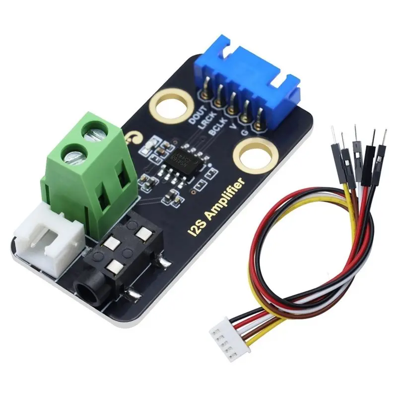 M51K-NS4168 I2S Audio Power Amplifier Module Class D Amplifier Board DIY With Headphone Jack
