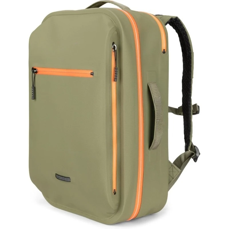 

Ultra Dry Waterproof Backpack 26L Floating Dry Bag for Hiking Camping Boating Travel Outdoor Olive Orange
