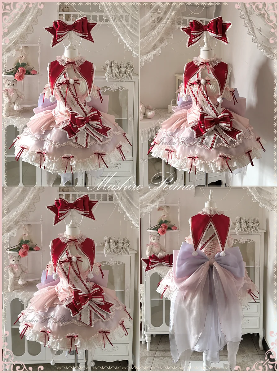 إيريليا هو شوجو شارا! أزياء ماشيرو ريما التأثيرية للنساء فساتين لوليتا كلوون دروب فانارت للسيدات