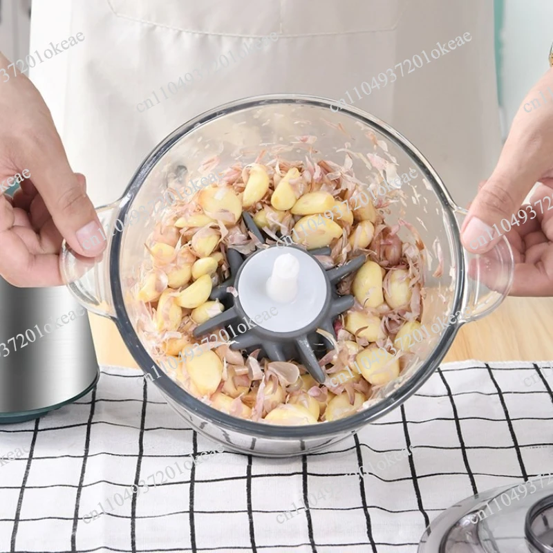 Garlic Peeler, Electric Automatic Garlic Puree, Household Multifunctional Garlic Peeling Machine