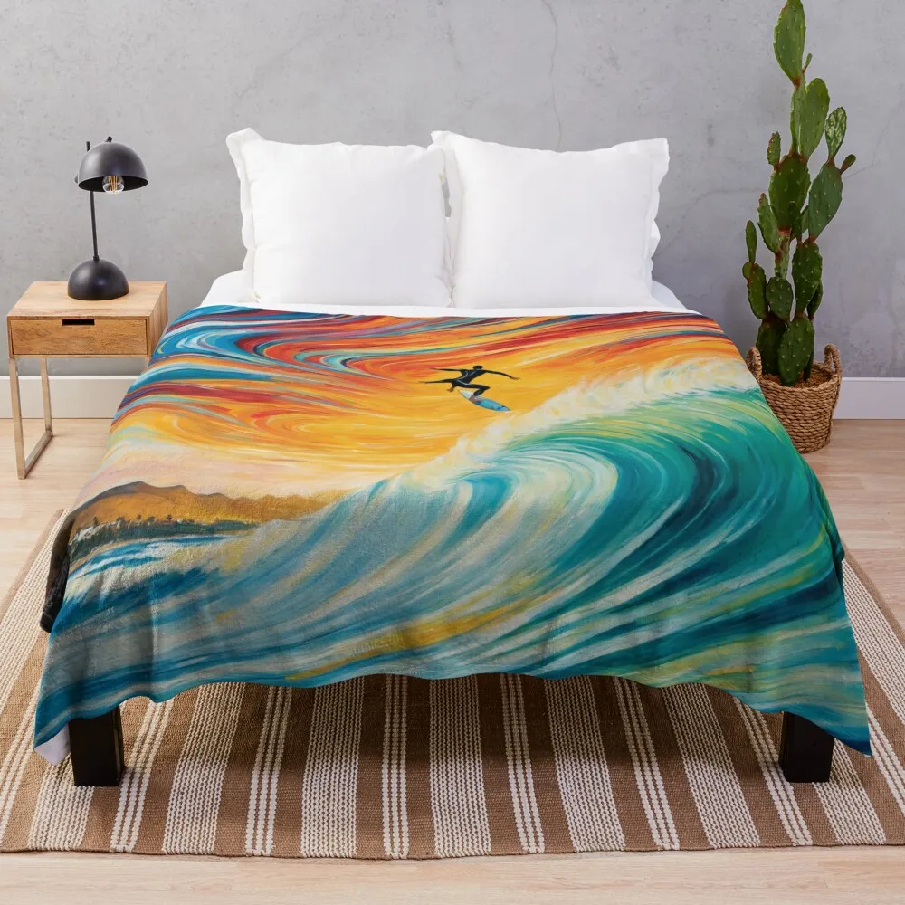 Surge of Silence Throw Blanket Bed Fashionable for sofa Blankets