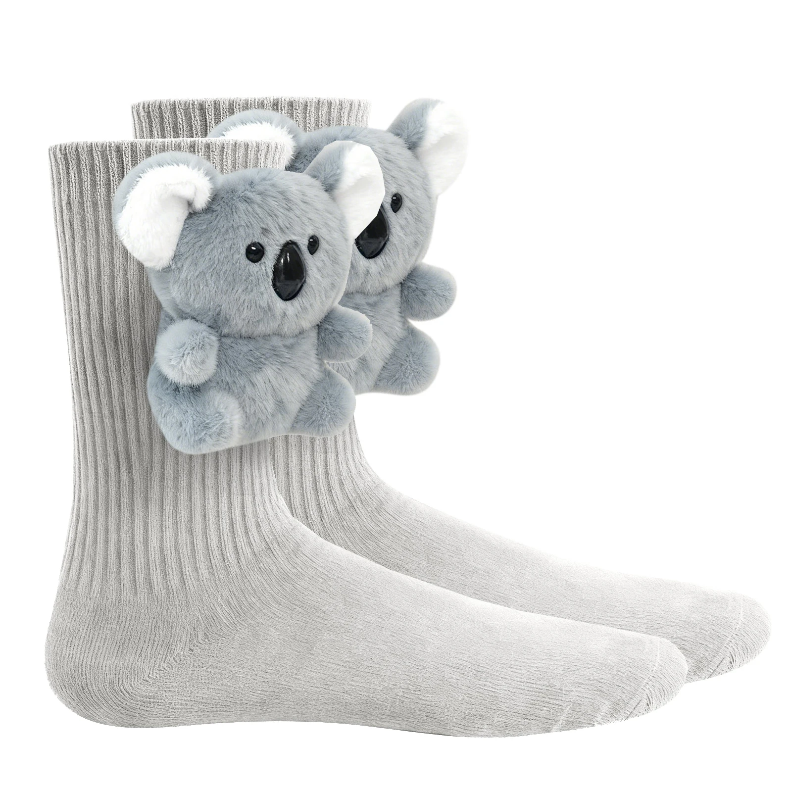 

3D Cute Creative Floor Socks Autumn And Winter Home Socks Funny Animal Knit Warm Plush Socks for Christmas Adult Foot Socks