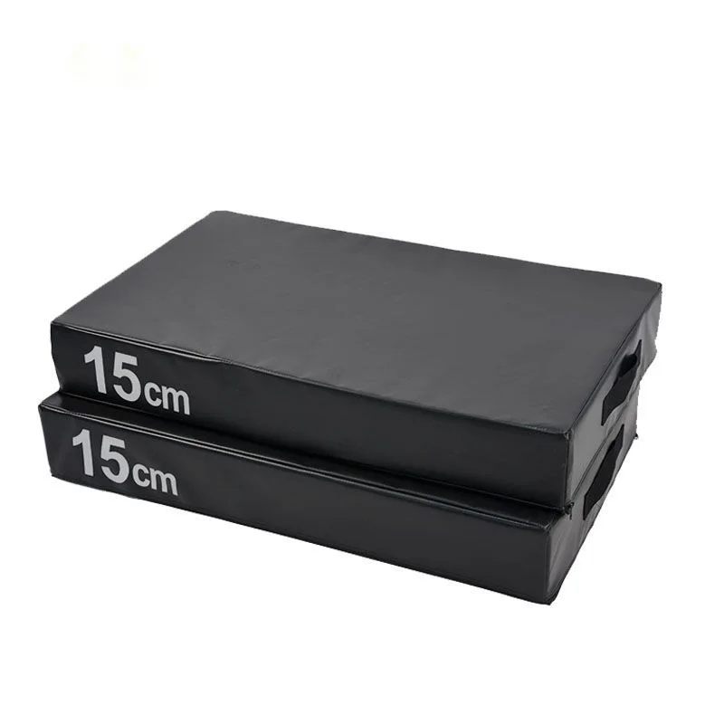 Weightlifting Movable Floor Protection PVC Sponge 15cm Thick Soft Barbell Drop Cushion Shock Mat Customized Color Logo for Homep