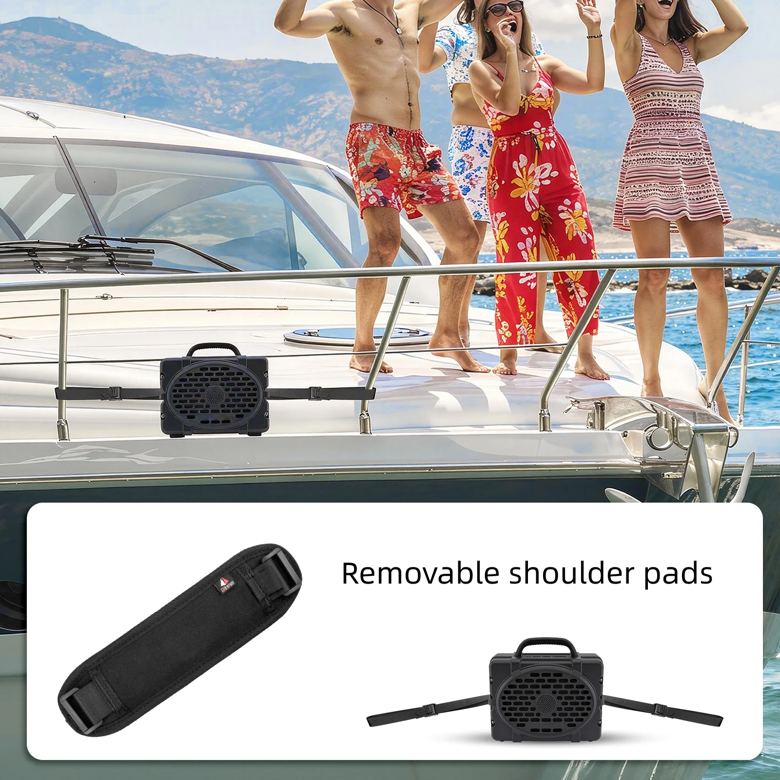 

Travel Carrying Strap for Turtlebox Original Gen3 Speaker, Shoulder Strap with Phone Storage Pouch Travel Pouch