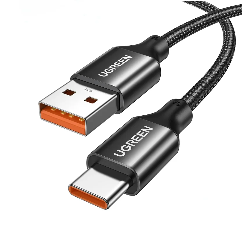 

UGREEN USB a to USB C Cable Type C Fast Charging Cable 6A USB 2.0 Braided Cable