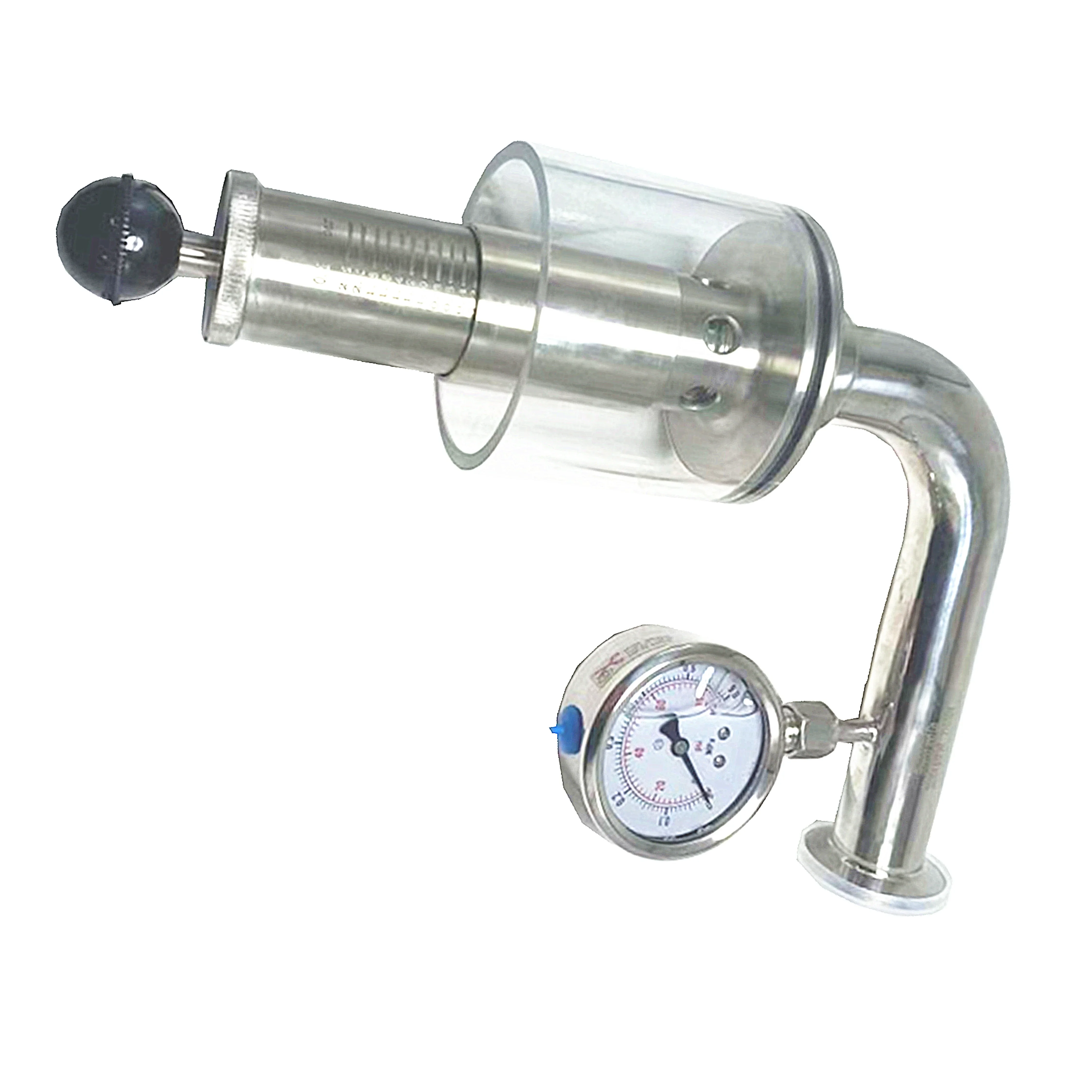 2 Inch Stainless Steel SS304 Food Grade Pipe Line Liquid Pressure Regulator Sanitary Gas Pressure Reducing Valve