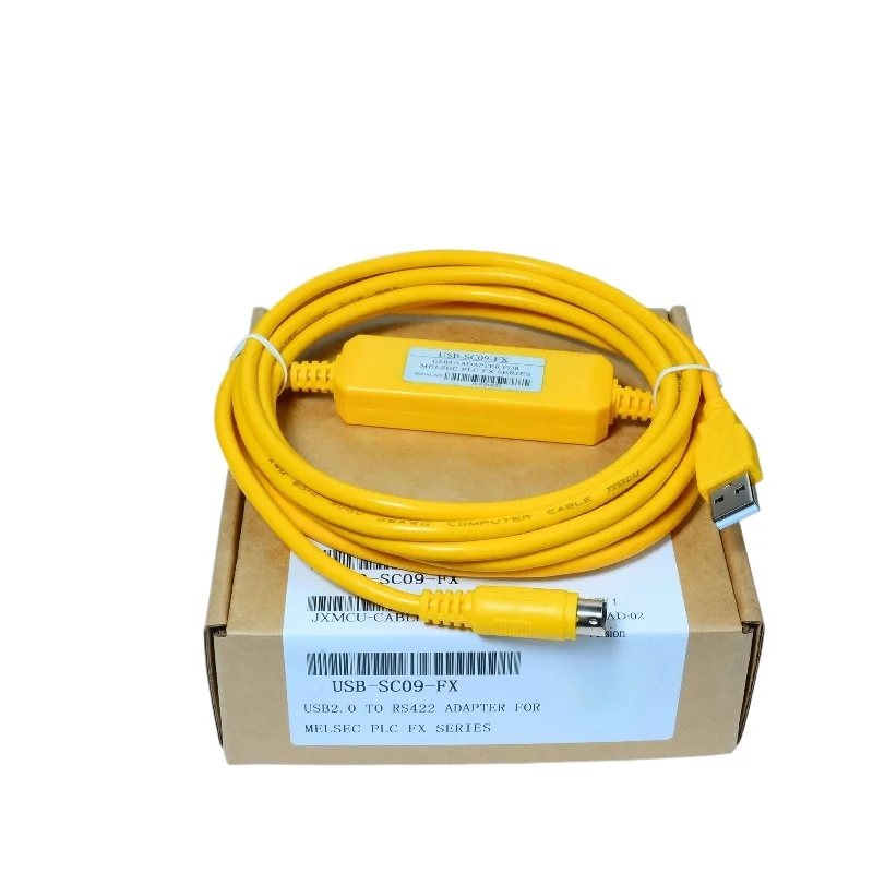 Applicable to FX2N1N 1S FX3U 3GA PLC programming cable Download cable USB-SC09-FX