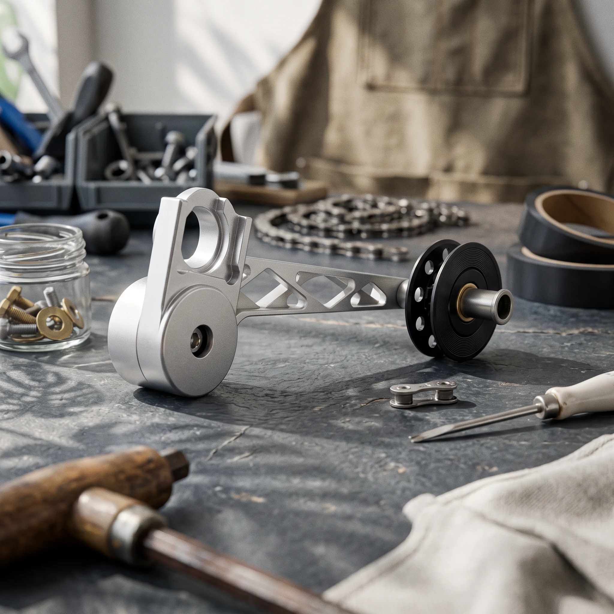 tendeur-de-chaine-de-derailleur-arriere-a-vis-avec-poulie-en-nylon-piece-de-velo-legere-installation-facile