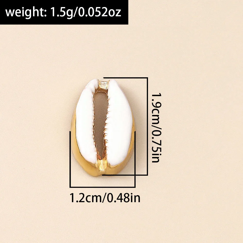 Leslie 30 Stück Metall-Meerestier-Anhänger aus Legierung, Seepferdchen, Fisch, Seestern, Muschel-Anhänger für DIY-Schmuckherstellung, Armband, Halskette – Detail 15