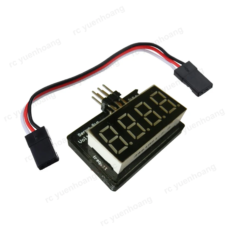 1Set Servo Signal Monitor Pulse Frequency PWM Detector Remote Control Receiver Tester w 3P Connect Cable for RC Aircraft Robot