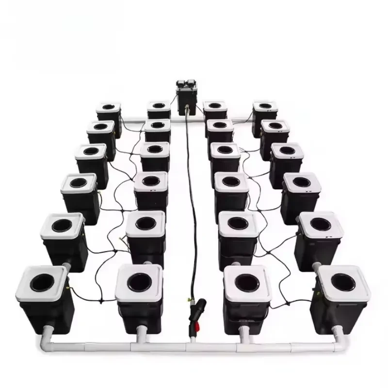 DWC Hydroponic Planting System Dutch Barrel Kit for Indoor Industrial Agricultural Recycling Complete Container Setup