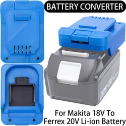 Batterie adapter für Ferrex 20V Li-Ionen-Werkzeug konverter für Makita 18V Li-Ionen-Batterie adapter Zubehör für Elektro werkzeuge