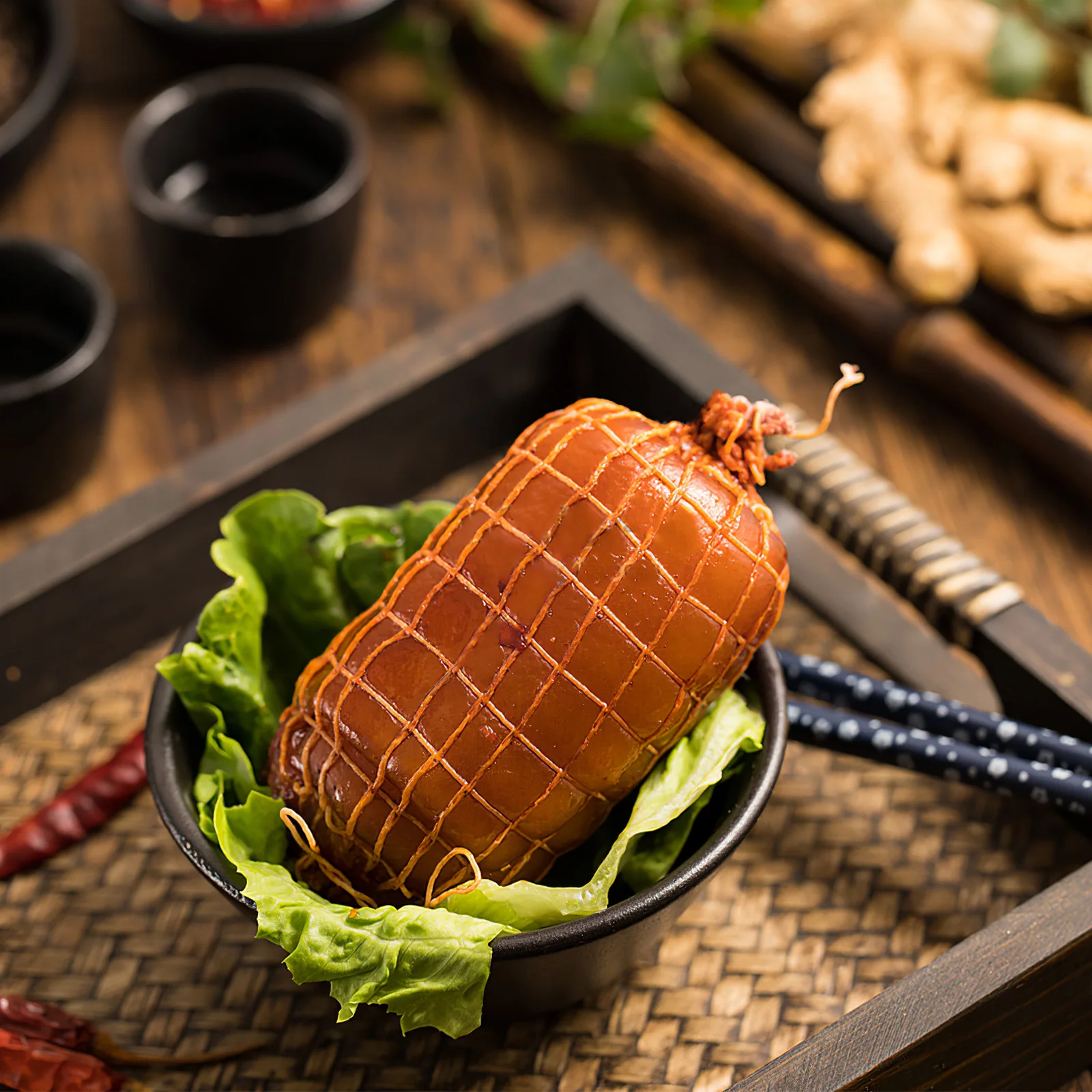 

4 Rolls Meat Netting Roll Ham Sock Cotton Thread Elastic Braided Rope Kitchen Tool Packaging Mesh Butcher Twine Sausage Casing