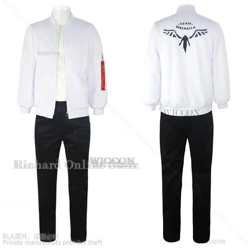 hhh 2025 أزياء أنيمي كازوتورا هانيميا طوكيو التأثيرية المنتقمون معطف سترة السراويل فالهالا زي الهالوين واي فاي