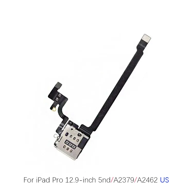 Sim Card Reader Holder Slot Tray Socket Flex Cable For iPad Pro 11