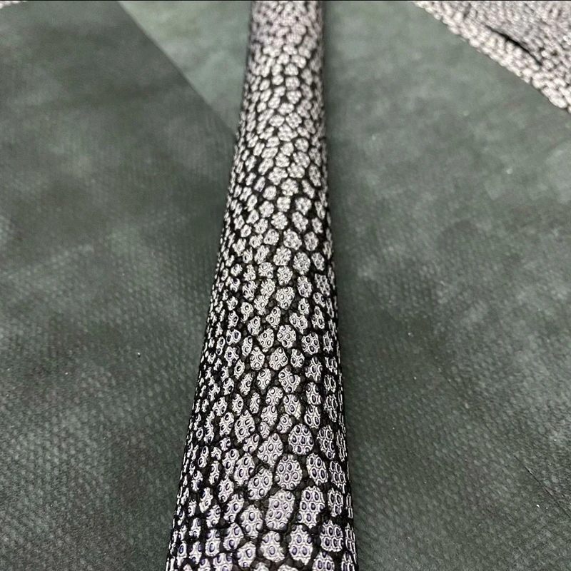 Pool Cue Grip Lizard Embossed Cow Leather Wrap 320mm*120mm*0.6mm Billiards Replacements Butt Wrap